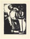 MARC CHAGALL Group of 6 wood engravings.